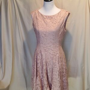 Danny and Nicole Lace Flare Dress